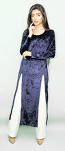 Load image into Gallery viewer, Maya Navy Velvet Trouser Suit
