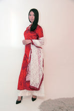 Load image into Gallery viewer, Rania Red Velvet Trouser Suit
