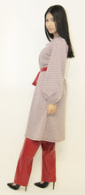 Load image into Gallery viewer, Nadine Check Dress PU Trouser Suit
