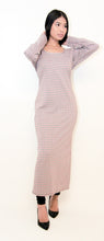 Load image into Gallery viewer, Rania Check Long Dress with Leggings
