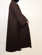 Load image into Gallery viewer, Taima Chocolate Brown Abaya
